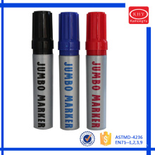 Durable use permanent ink 10mm width tip jumbo marker